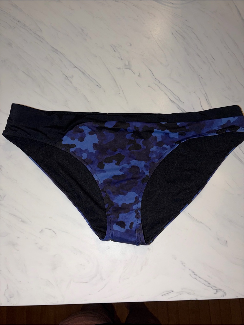 Athleta Blue Camo Bikini Bottoms